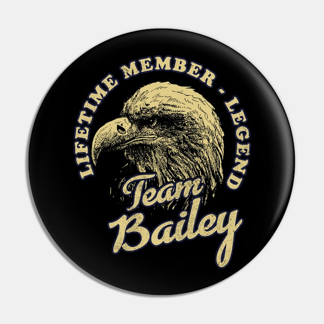 Bailey - Lifetime Member Legend - Eagle Pin by Stacy Peters Art