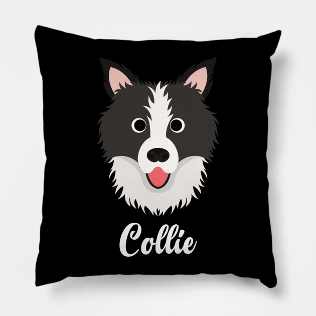 Collie - Border Collie Pillow by DoggyStyles