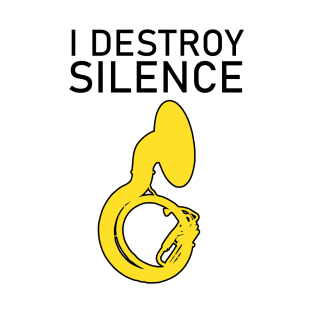 I destroy silence gift for you T-Shirt