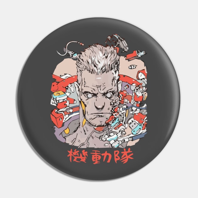 Ghost in the Shell Batou Pin by Geekthings