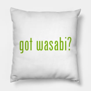 got wasabi? Pillow