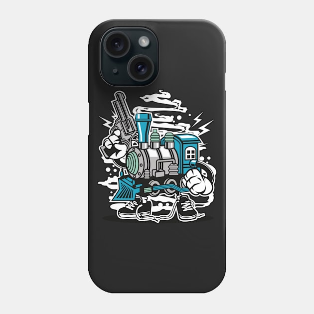 Train killer Phone Case by PaunLiviu