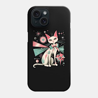 Mid Century Modern CAT Nordic Style Phone Case