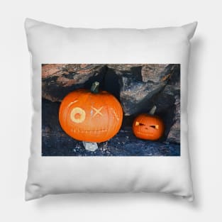 Cave Pumpkins Pillow