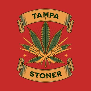 Tampa Stoner - Weed Smokers - Gift For Tampa Potheads T-Shirt