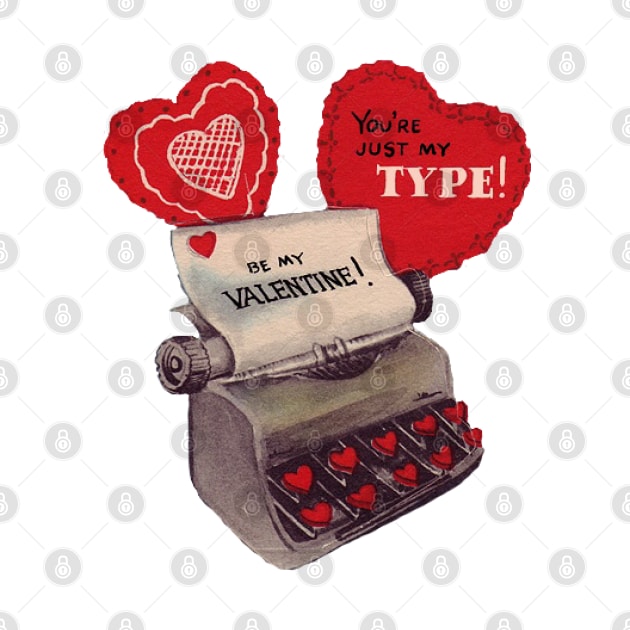 Old Typewriter Valentine by RetroSalt