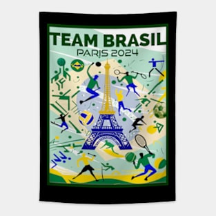 Team Brasil - Paris 2024 Tapestry