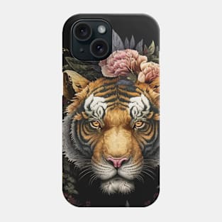 Floral tiger Phone Case