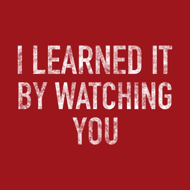 I Learned It By Watching You by The Straight Sh*t