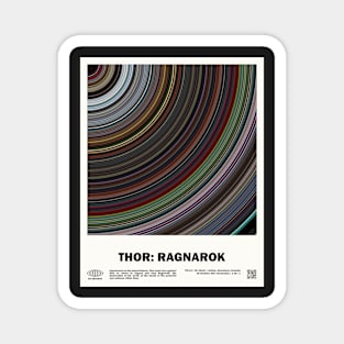 minimal_Thor: Ragnarok Circular Movie Magnet