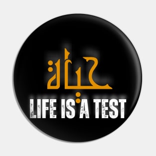 Life is a Test Pin