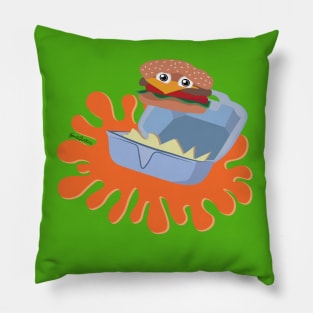 The Good Burger with Splat Pillow