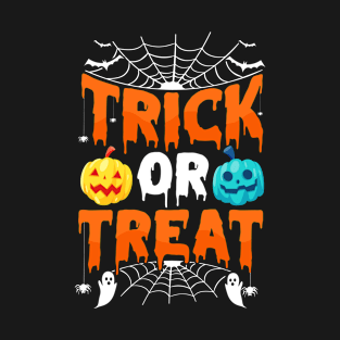 Creepy Trick Or Treat | Halloween Design T-Shirt