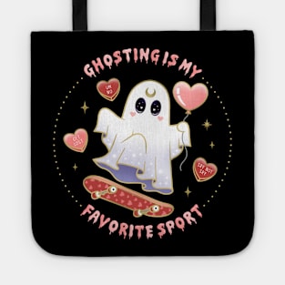 Ghosting is My Favorite Sport Skateboarding Ghost Tote