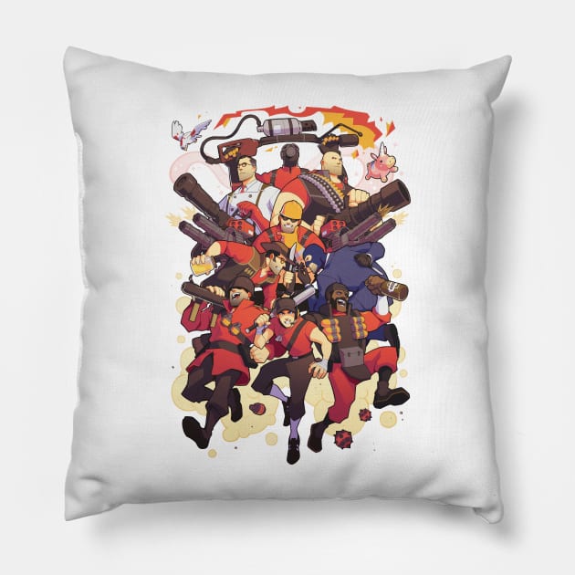 Team Fortress 2 Pillow by H0lyhandgrenade