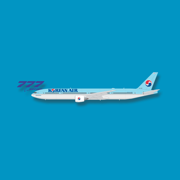 Korean Airlines Boeing 777 by GregThompson