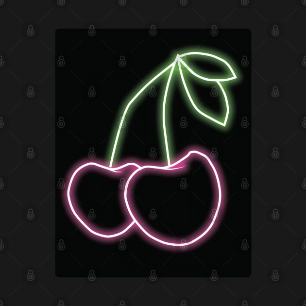 Neon Cherries 2 by BoonieDunes