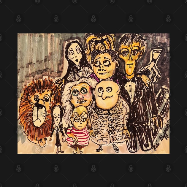 The Addams Family by TheArtQueenOfMichigan 