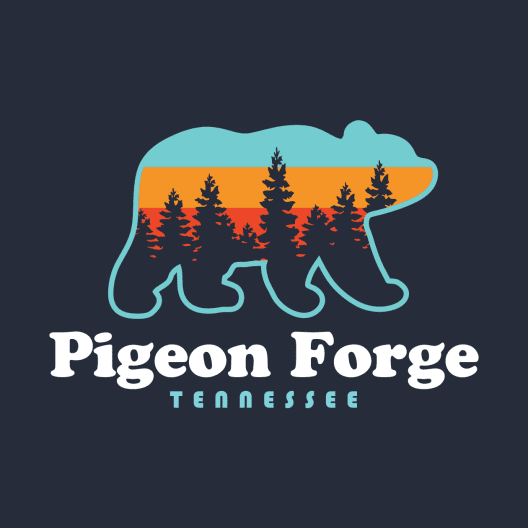 Pigeon Forge Tennessee Great Smoky Mountains Bear by PodDesignShop