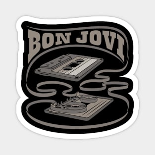 Bon Jovi Exposed Cassette Magnet