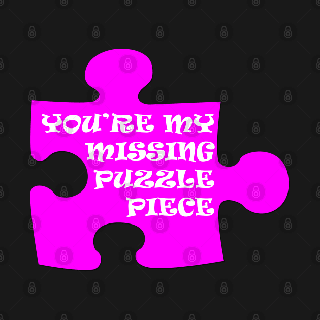 You're My Missing Puzzle Piece by Maries Papier Bleu