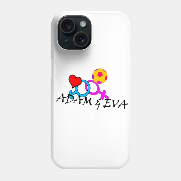 Adam and Eva Phone Case by momomoma