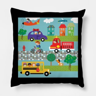 Kids transportation Pillow