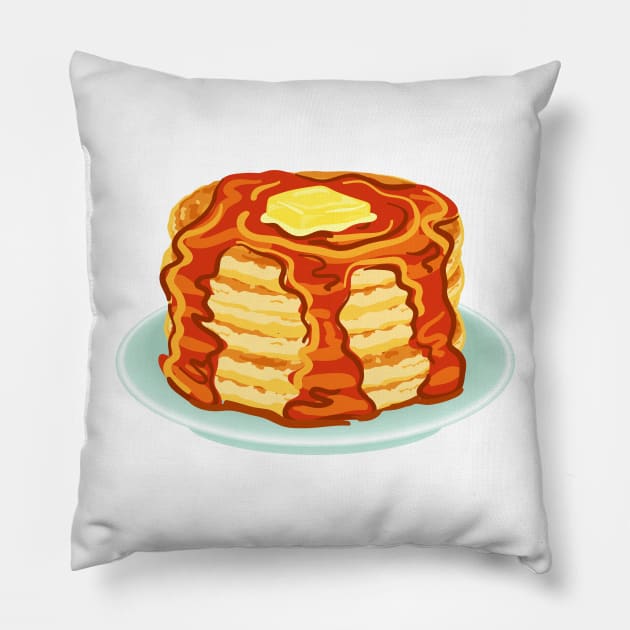 Fresh Pancakes Pillow by SWON Design