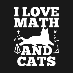 Math Cat Mathematician Cat Lover T-Shirt