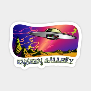 Alien landscape Magnet