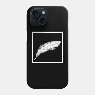 Feather in a frame Phone Case