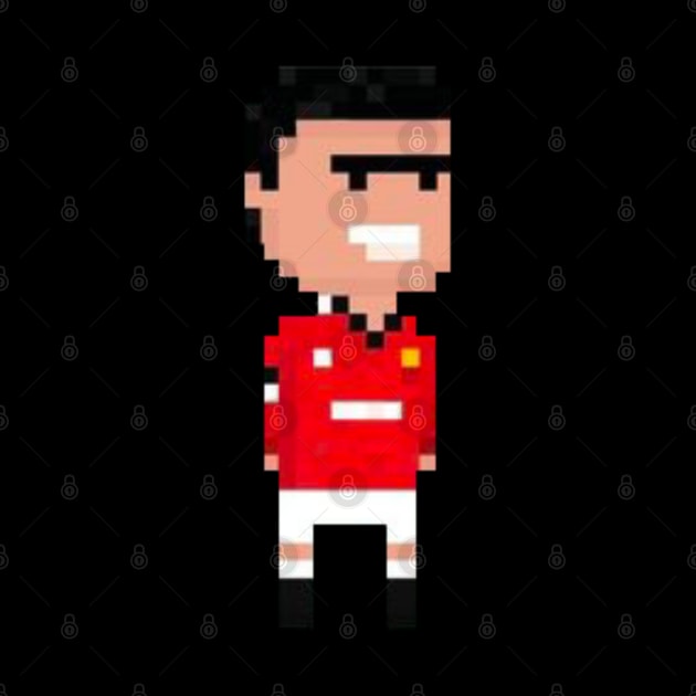 CANTONA 8 bit by Roti Kodok Art