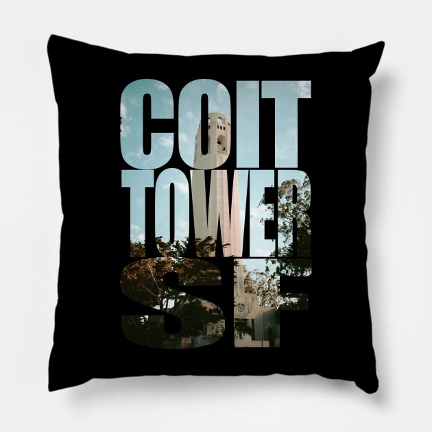 Coit Cut Out Pillow by draxspot