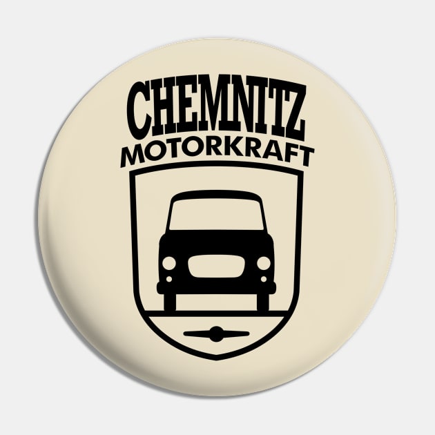 Barkas B1000 Motorkraft Chemnitz coat of arms (black) Pin by GetThatCar