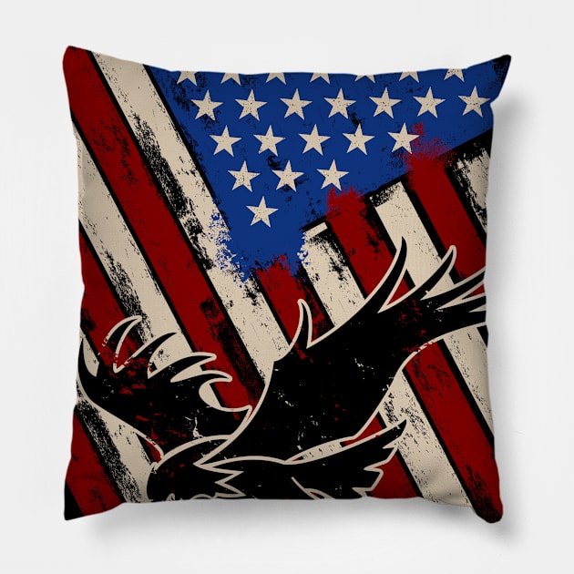 Eagle Patriot Poster Pillow by Suprise MF