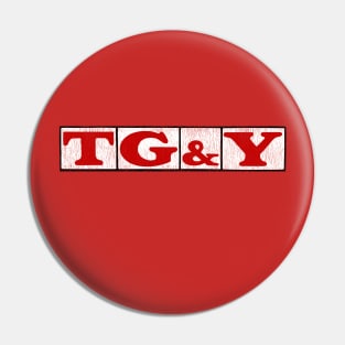 TG&Y Logo Design Pin