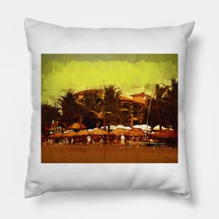 Afternoon At The Beach Pillow