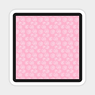 Abstract Flowers Magnet