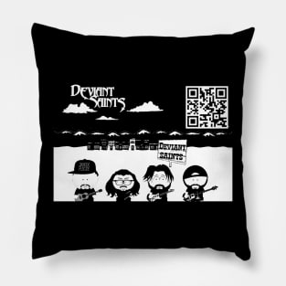 Deviant Saints South Park B&W Pillow