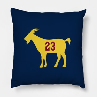 CLE GOAT - 23 - Navy Pillow