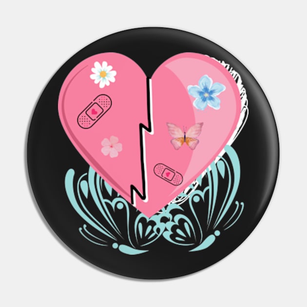 broken heart healing with daisies, flowers and band-aids Pin by badrhijri