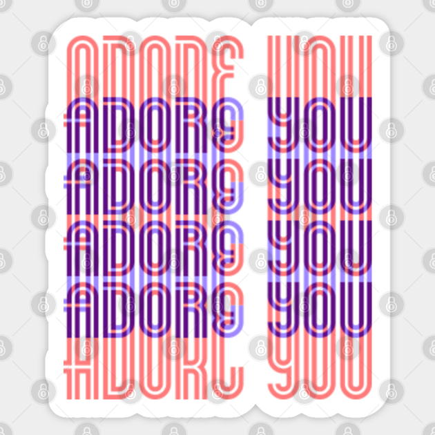 Adore You Harry Styles Sticker Teepublic Uk Adore you is the third single on harry styles' sophomore record, fine line. teepublic