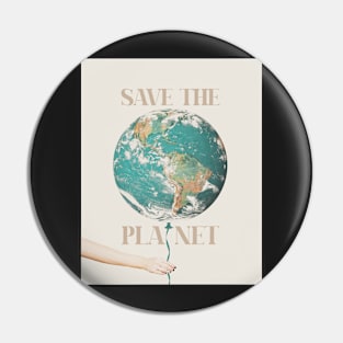 Save the planet Earth Pin