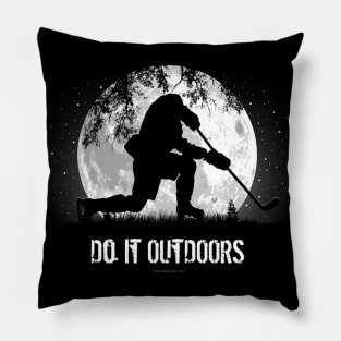 Do It Outdoors  (Hockey) Pillow