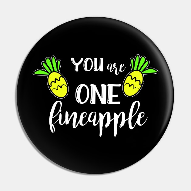 Funny Pineapple Quote Pin by Imutobi