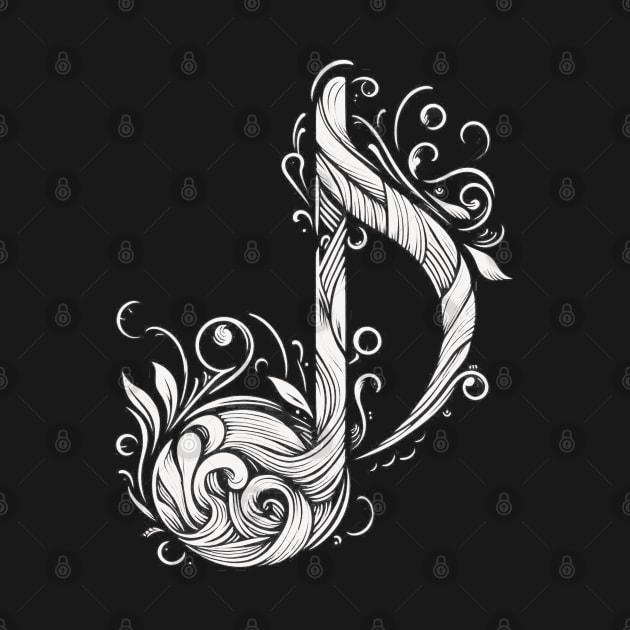 Cool Musical Note by Mi Bonita Designs