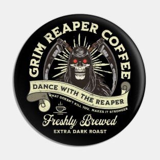 Grim Reaper Extra Dark Roast Coffee Pin