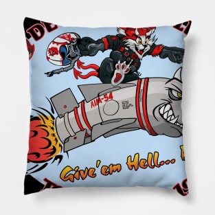 VF-301 Devil's Disciples Nose Art Pillow