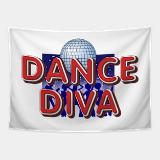 Dance Girl Slogan Tapestry