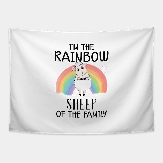 LGBT - I'm the rainbow sheep of the family Tapestry by KC Happy Shop